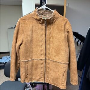 Cabela's Brown Suede/Shearling Jacket